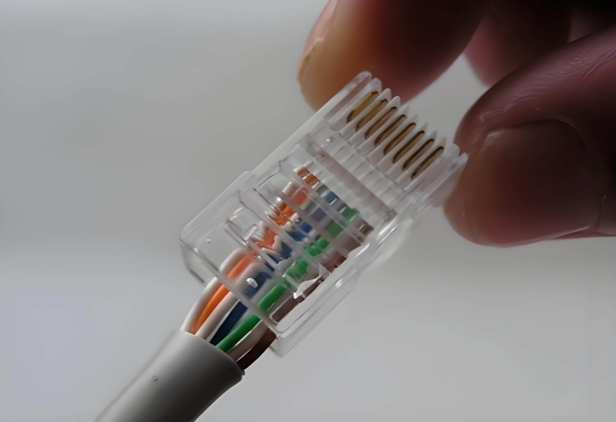 插水晶头示意图